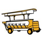 Pedal Pub Cartoon Bike HandleBar Detroit Pedal Bar book now