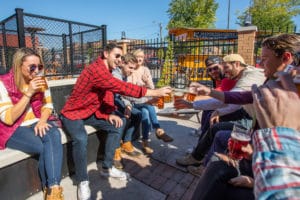 Patio Bar and outdoor restaurants Founders Detroit
