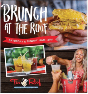 Brunch in Detroit Tin Roof