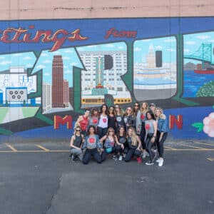 bachelorette party ideas in detroit alley art